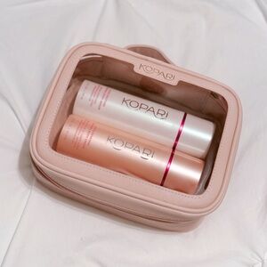 Kopari Time Rewind Smoothing Body Set Duo with Pink Travel Case BRAND NEW!